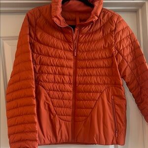 lululemon athletica Orange Puffer Jacket